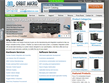 Tablet Screenshot of orbitmicro.com